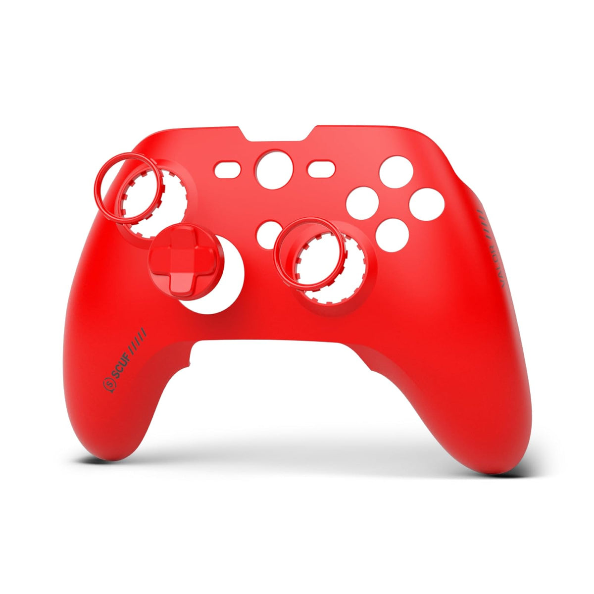 SCUF Valor Pro Kit de Placa Frontal Extraíble para Controlador – Rojo | Accesorio Magnético, Anillos Antifricción