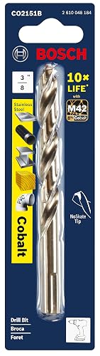 Bosch CO2151B Broca Cobalt M42 3/8 x 5 pulgadas