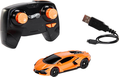Hot Wheels RC Ferrari SF90 Stradale Assetto Fiorano Escala 1:64 a Control Remoto - Multicolor (MU28519)