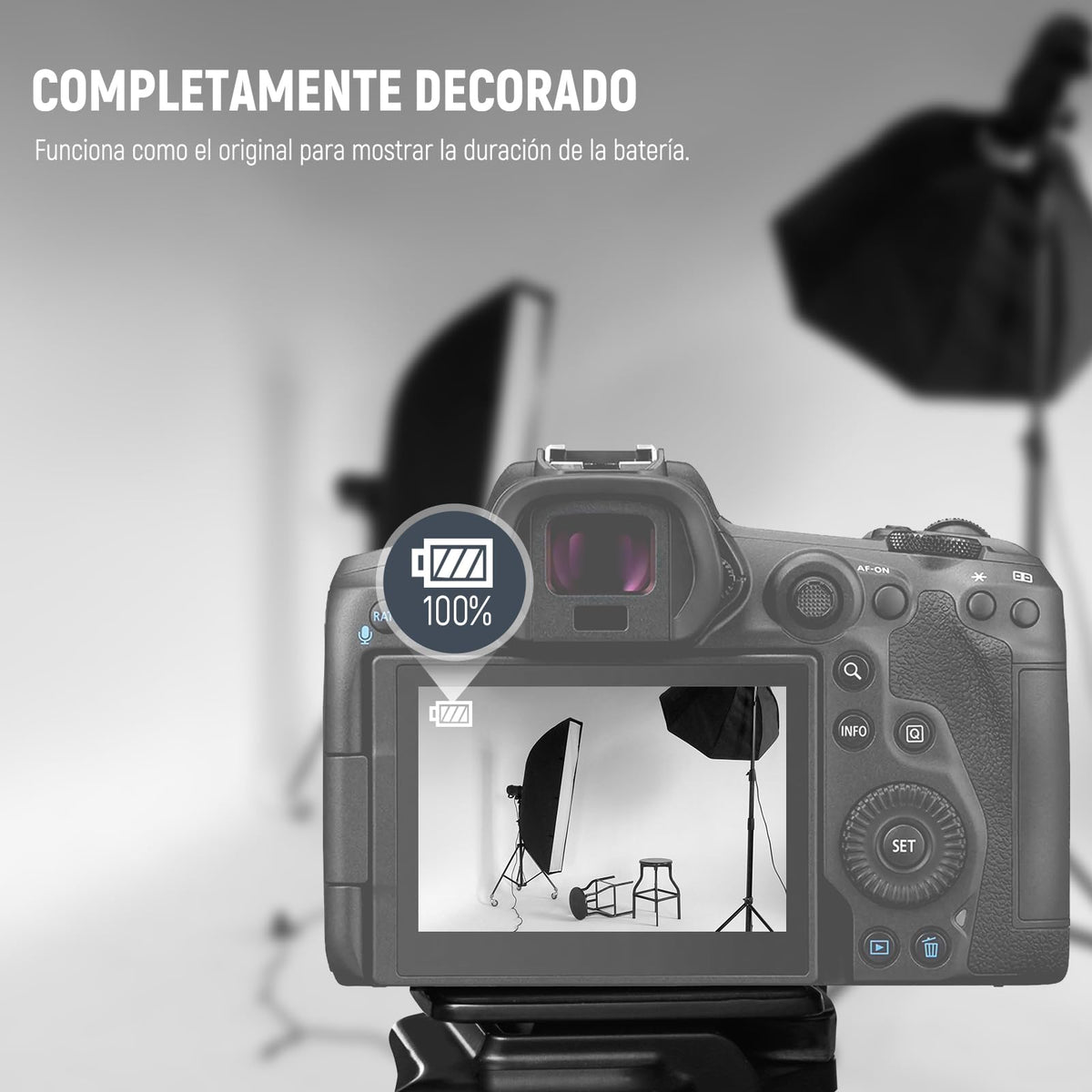 NEEWER Pack de 2 2200mAh LP-E6P/LP-E6NH/LP-E6N/LP-E6 Baterías Repuesto Cargador USB Doble Vertical con Pantalla LCD para EOS R5 Mark II EOS R5 EOS R6 EOS R7 EOS R 5D II III IV 6D 6D II 7D 7D II 60D