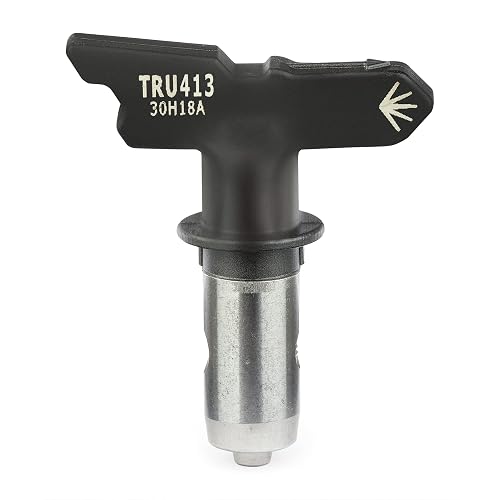 Graco TRU413 TrueAirless 413 Punta de pulverización, color negro, plateado