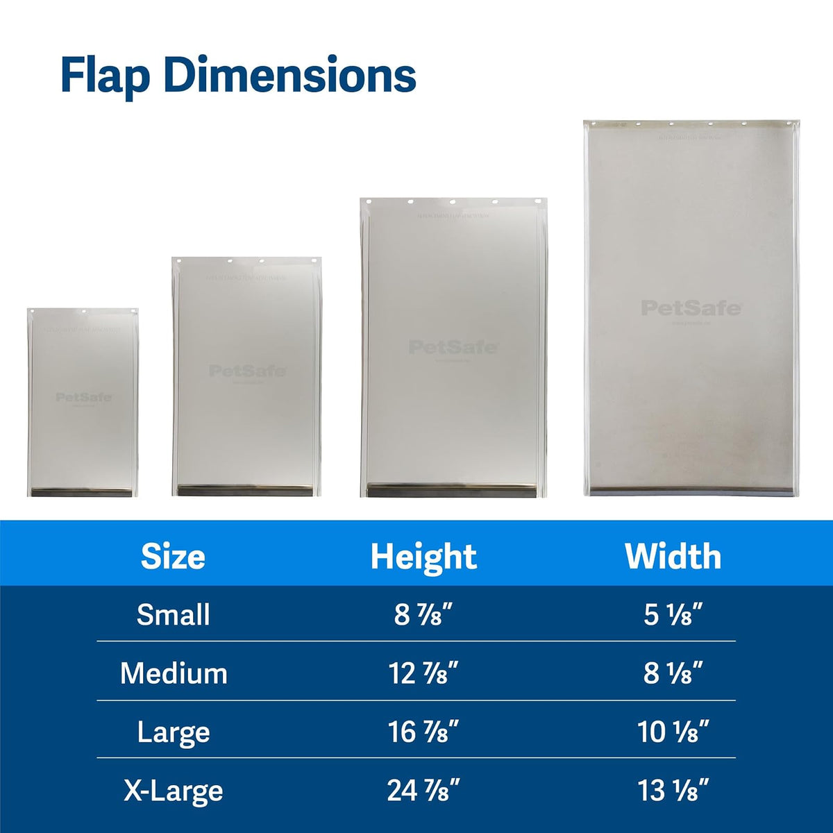 ORIGINAL PetSafe Replacement Flap – Made of Non-Toxic Material – Headquartered in Knoxville, TN – US-Based Customer Care – 1-Year Comprehensive Protection Plan – Innovating Pet Tech Since 1991 - Large