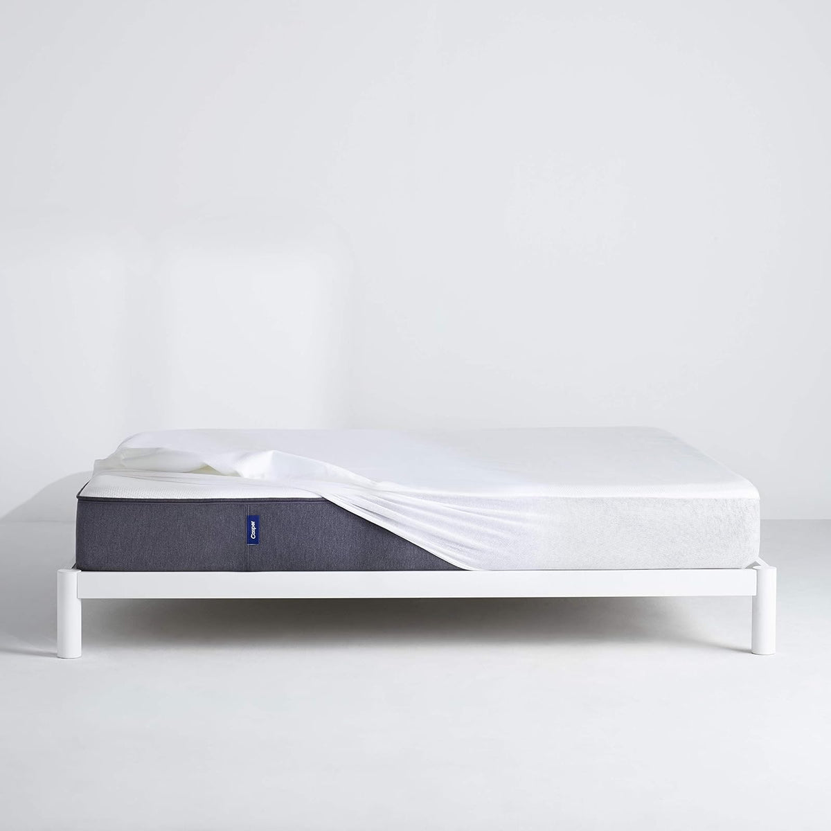 Casper Protector de colchón Impermeable para Dormir, Individual, Color Blanco