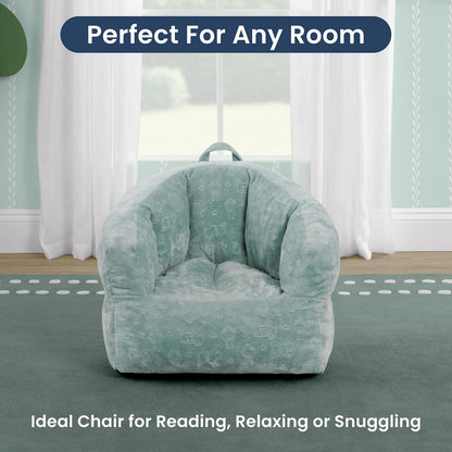 Delta Children - Serta Kids - Silla de felpa para niños, salvia