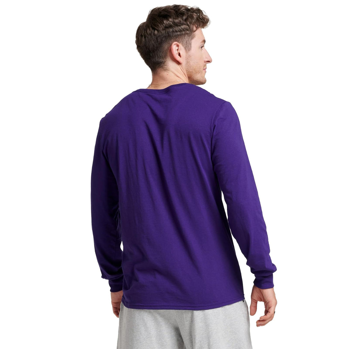 Russell Athletic Playera de Manga Larga de algodón de Alto Rendimiento. Camiseta para Hombre