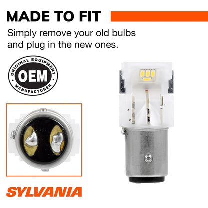 Sylvania 1157SL.BP2 Foco LED Blanco para Vehículo, Paquete de 2