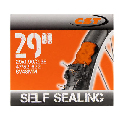 Cámara CST 29x1.90-2.35 ‍ | MTB Montaña | Válvula Presta 48mm | con Sellador | Resistente y Antipinchazos