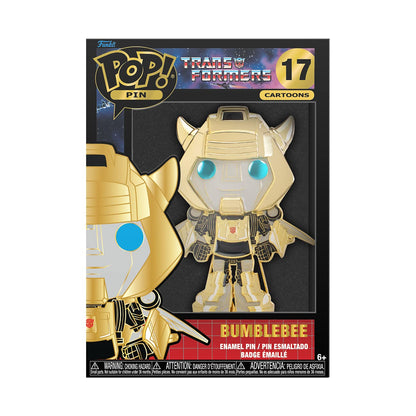 Funko Large Pop! Enamel Pin - Bumblebee - Transformers: Bumblebee - Pins de Esmalte - Broche Coleccionable - para Mochilas Y Bolsos - Idea de Regalo - Mercancia Oficial - TV Fans
