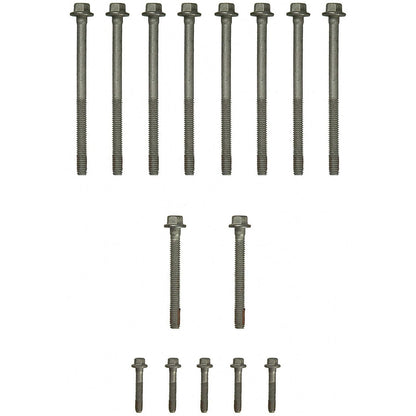 Fel-Pro Juego de Tornillos de Culata ES 72173, Natural, 1/2-13 UNC