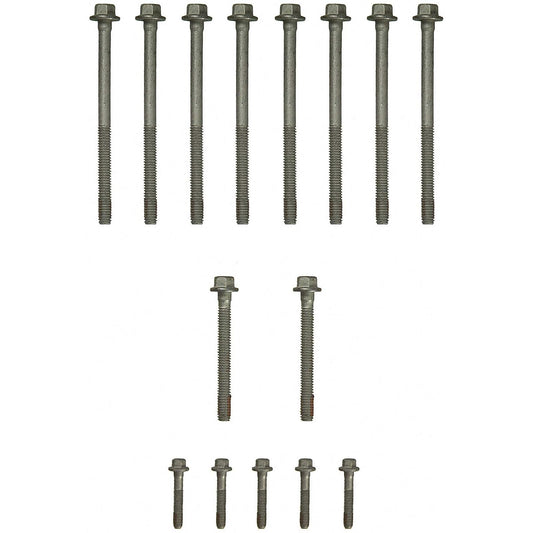 Fel-Pro Juego de Tornillos de Culata ES 72173, Natural, 1/2-13 UNC