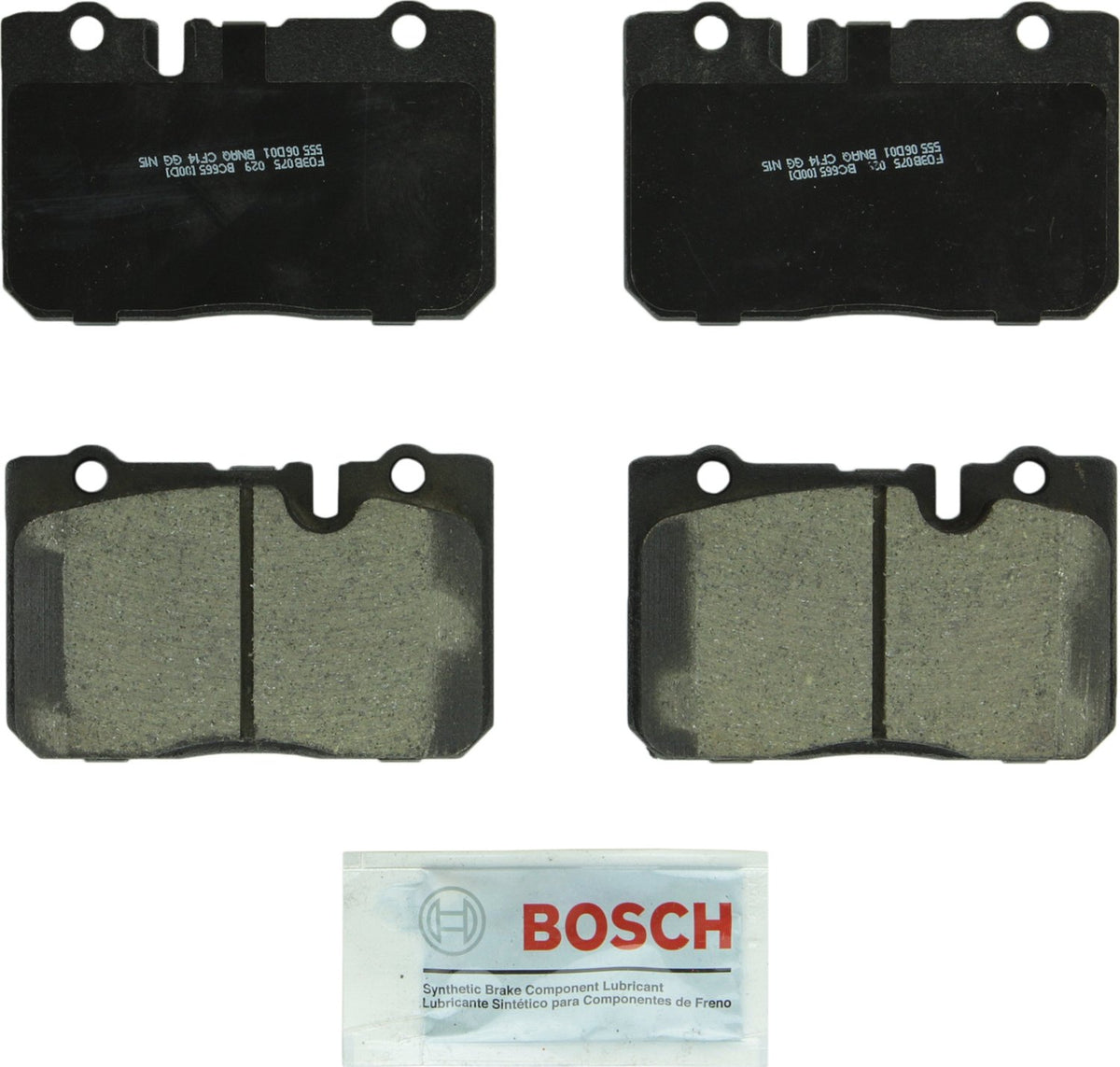 Bosch QuietCast Premium Pastillas de Freno Cerámicas - Frente - 665 - 600-699