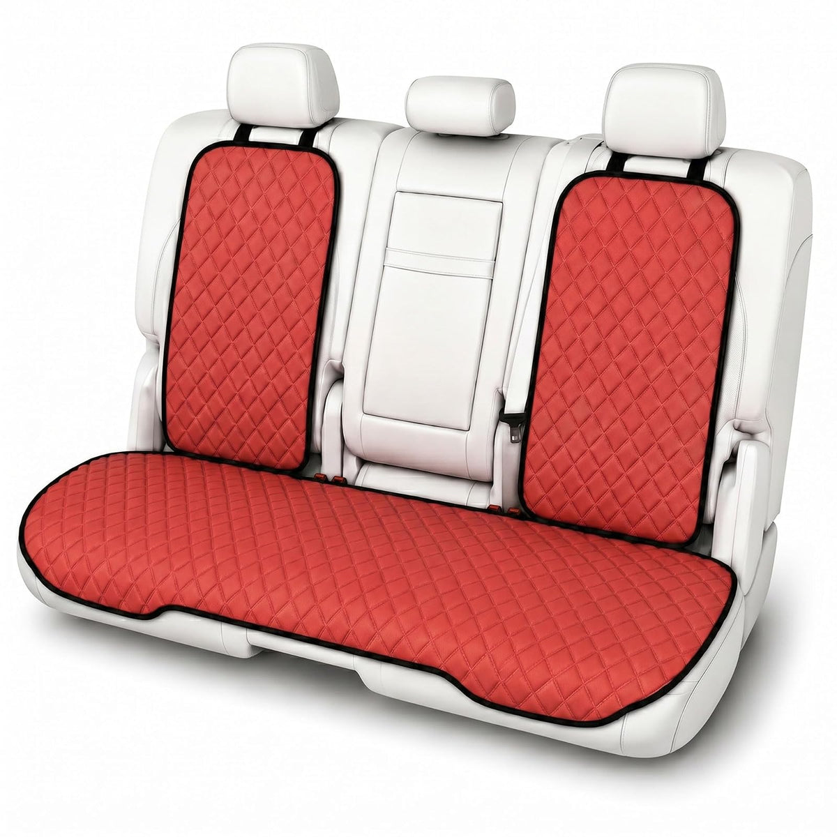 FH Group Funda de Asiento Trasero Neosupreme, Ajuste Universal - Rojo -