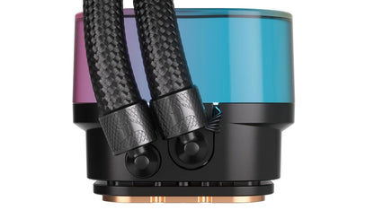 Corsair iCUE Link H115i RGB Refrigerador Líquido RGB para CPU - 280mm AIO - Ventiladores QX140 RGB - Se Adapta a Intel® LGA 1700, AMD® AM5 - Concentrador de Sistema iCUE Link Incluido - Negro