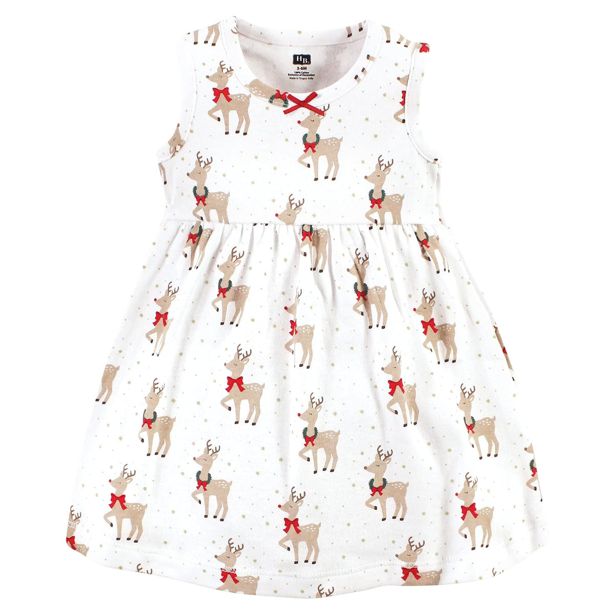 Hudson Baby baby-girls Cotton Dress and Cardigan Set