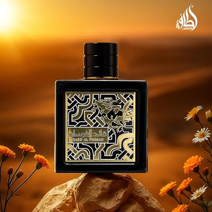 Lattafa Qaed Al Fursan for Unisex Eau de Parfum Spray, 3.0 Ounce