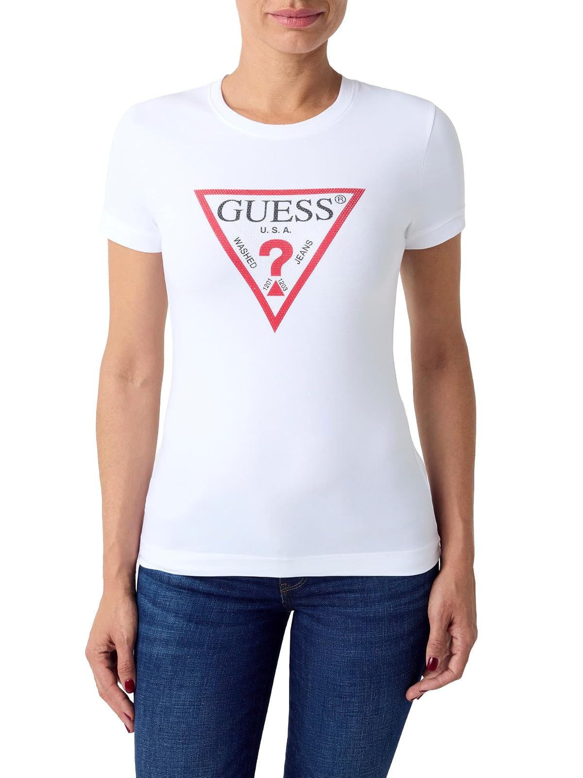 Playera de Moda Guess de Manga Corta