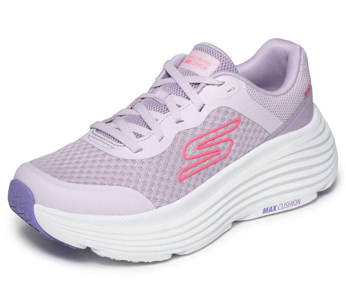 Skechers MAX Cushion Endeavour Tenis para Mujer - 24.0 cm - Lavanda