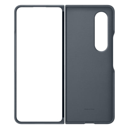 Samsung Galaxy Fold 4 Leather Cover Moss Gray