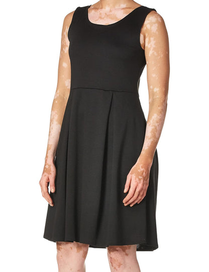 Star Vixen Vestido sin Mangas con Pliegues en la Caja Vestido para Mujer