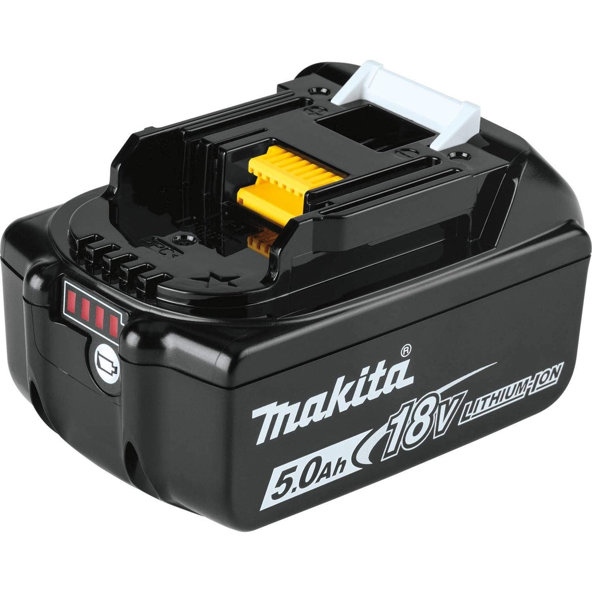 Makita Batería 18V Litio-Ion 5.0Ah de Alta Duración para Herramientas Inalámbricas. - 5.0Ah - 1 paquete