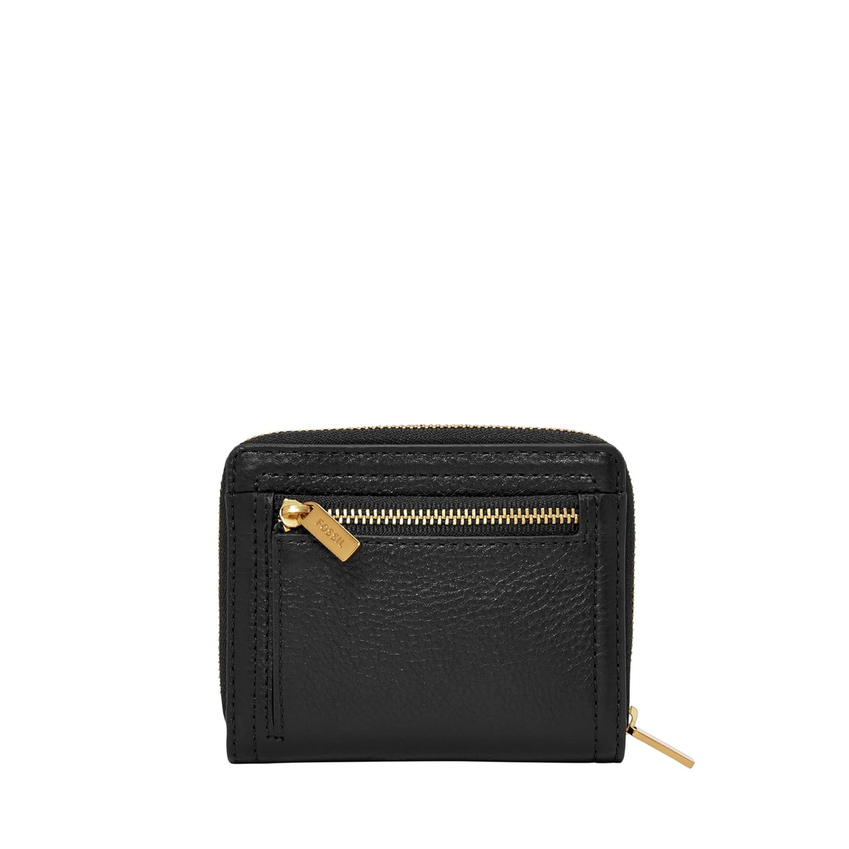 Cartera Rfid Mini Fossil SL7923001 Logan de piel en tono negro para mujer