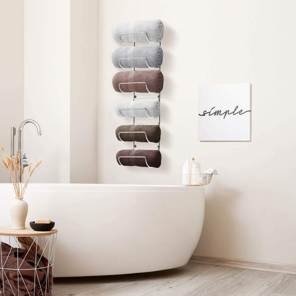 Sorbus Square Floating Shelf for Wall - 3 Small Shelves with Invisible Mounting Brackets for Living Room Decor, Bedroom, Bathroom Decor, Kitchen - 9" Rustic White Wall Shelf to Display Photos Trophies