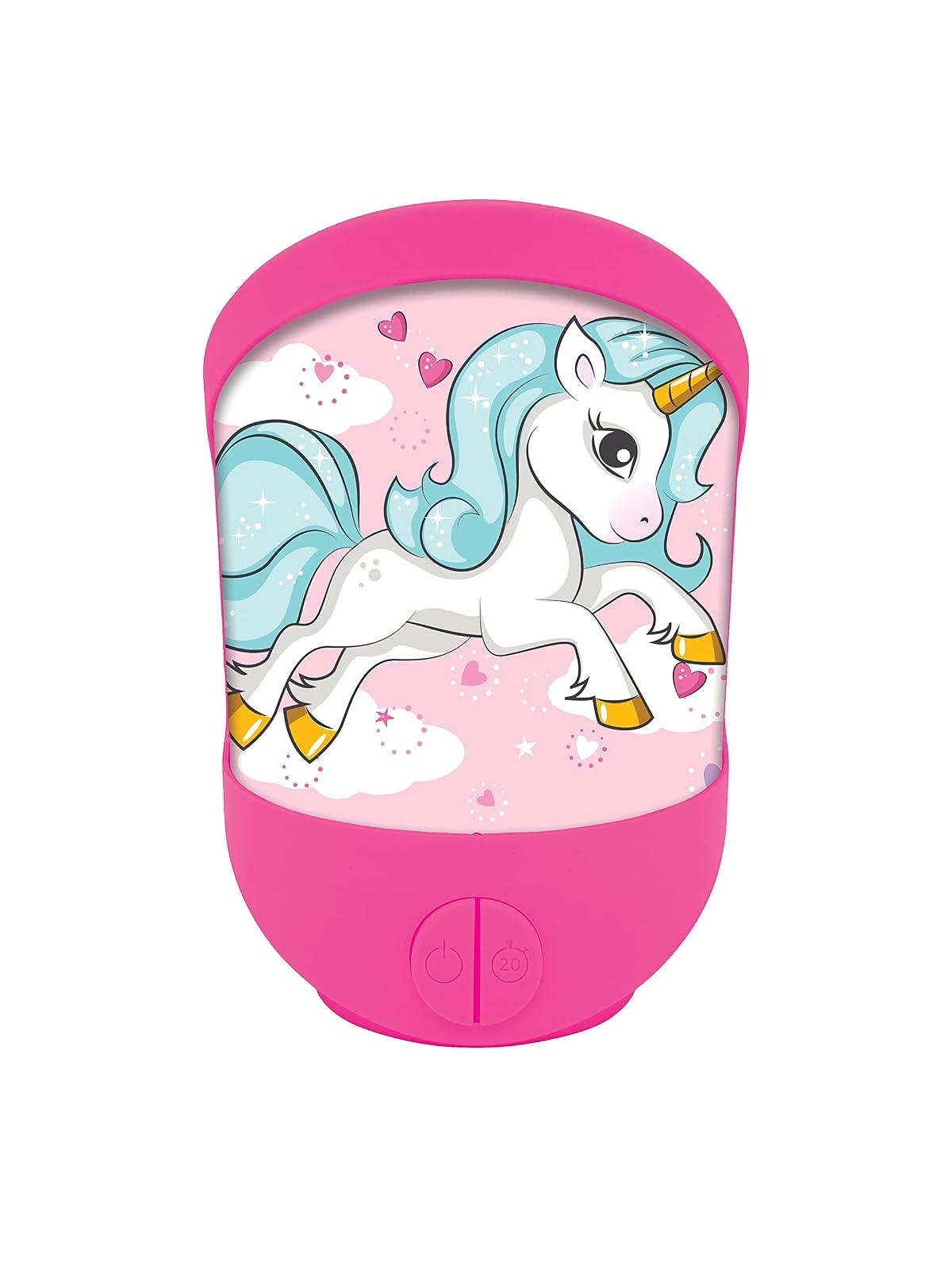 Lexibook Luz nocturna de unicornio para la habitación de los niños, luz suave, funciona con pilas, NLJ20UNI