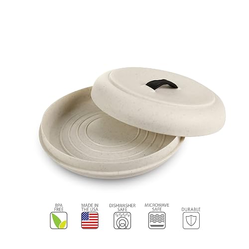 Dexas - Calentador de Tortilla para microondas, Extragrande, Color Avena Natural, 507-51WP