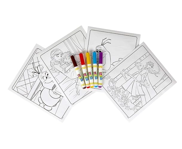 Crayola Color Wonder Frozen Coloring Book & Markers, Mess Free Coloring, Gift for Kids, Age 3, 4, 5, 6 (Styles May Vary)