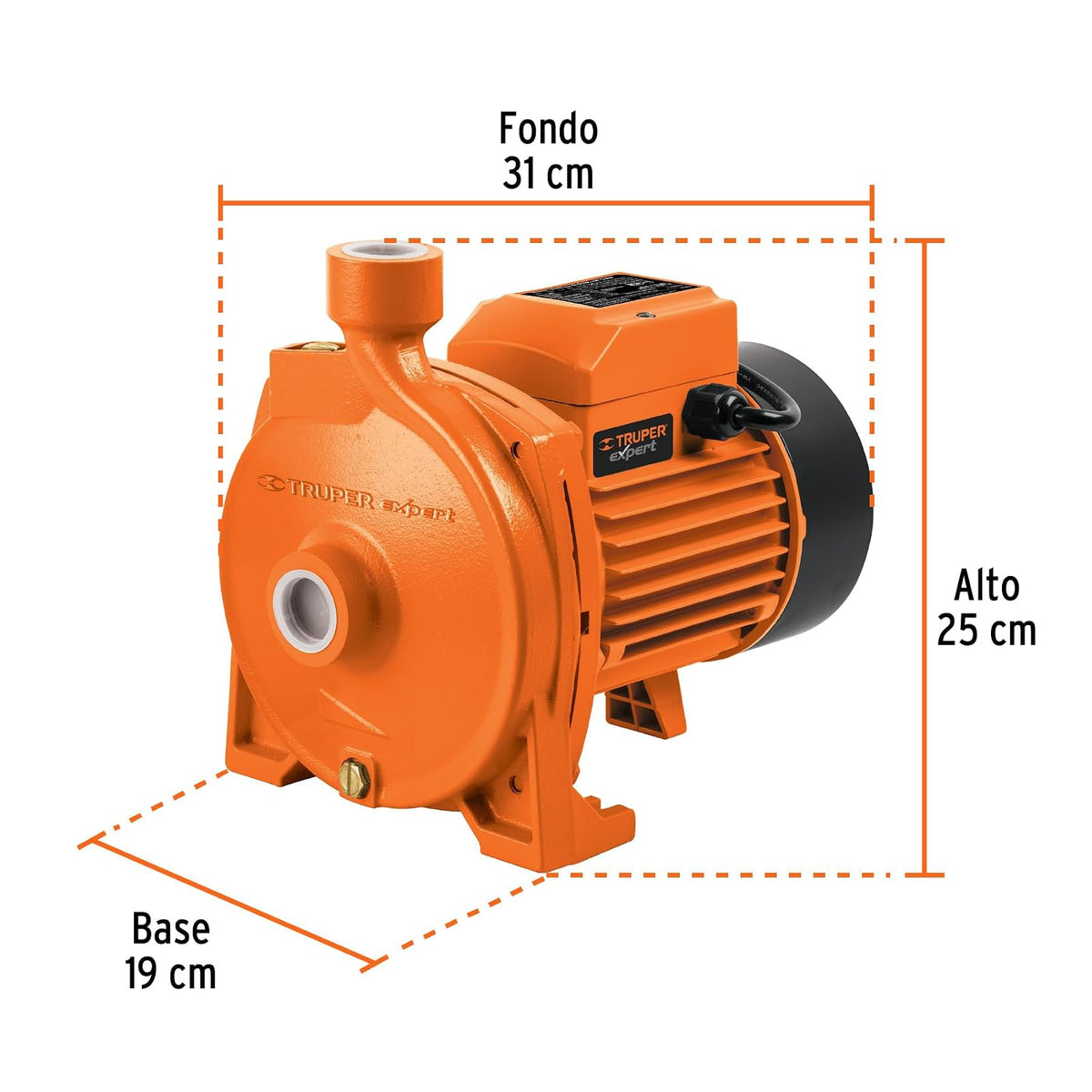 Truper Expert BOAC-1, Bomba eléctrica para agua centrífuga 1 HP
