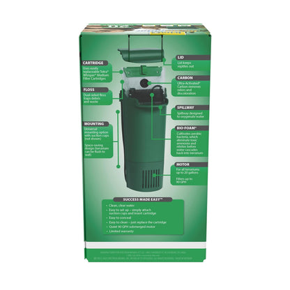 Tetra ReptoFilter - Filtro para terrarios, Verde, 90 GPH