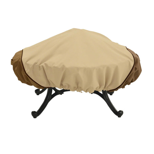 Classic Accessories Veranda - Cubierta redonda para hoguera, resistente al agua, 60 pulgadas, fundas para muebles de patio