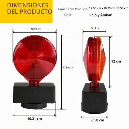 maxxhaul 80778 Kit de luz de remolque (de doble cara magnética para RV, barco, remolque y más Dot Aprobado), 1 Pack