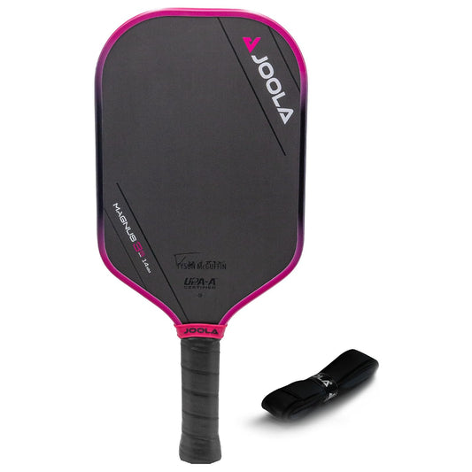 JOOLA Tyson McGuffin 3S Pickleball Paddle- Elongated Shape w/Shorter Handle. Charged Carbon Surface Technology for Power and Spin. NFC Chip Enabled and UPA-A