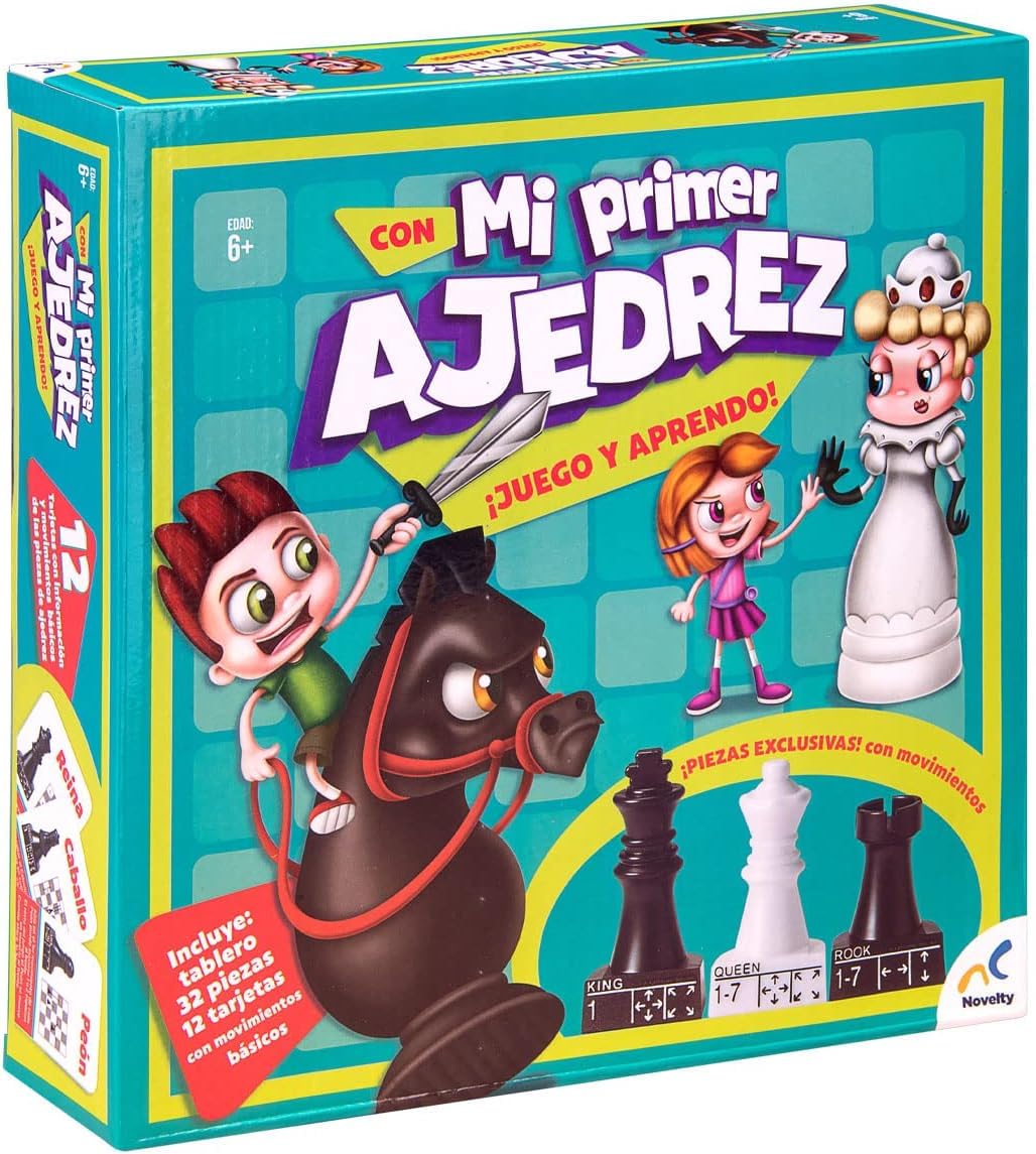 Novelty Ajedrez Coleccionable de Edición Especial - BLANCO - NEGRO - BASICO