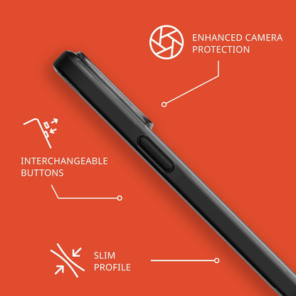 tech21 EVO Check - Funda para iPhone 15 Pro (protección contra Impactos, Color Ahumado/Negro