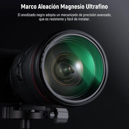 NEEWER 77mm UV/CPL/ND Kit Filtros Lentes, Protección UV + Polarización Circular + Densidad Neutra (ND8) con Cristal Optico Multicapa, Marco Delgado y Estuche Plegable Mejorado