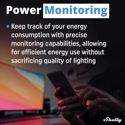 Shelly Plus RGBW PM - Módulo Controlador RGBW Para Tiras LED Wi-Fi Y Bluetooth, 12-24 VDC, Medidor De Consumo Eléctrico Integrado, No Necesita Hub, Aplicación iOS, Android (2 Piezas)