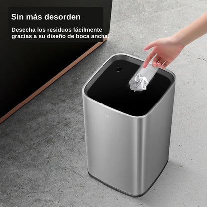 EKO Bote de Basura Abierto 10 L Baño | Apertura superior amplia