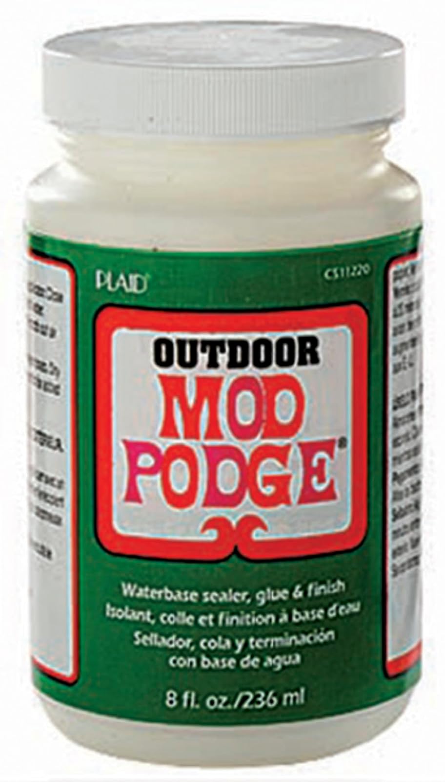 Mod Podge Waterbase Sealer, Glue and Finish (8-Ounce), CS11220 Outdoor