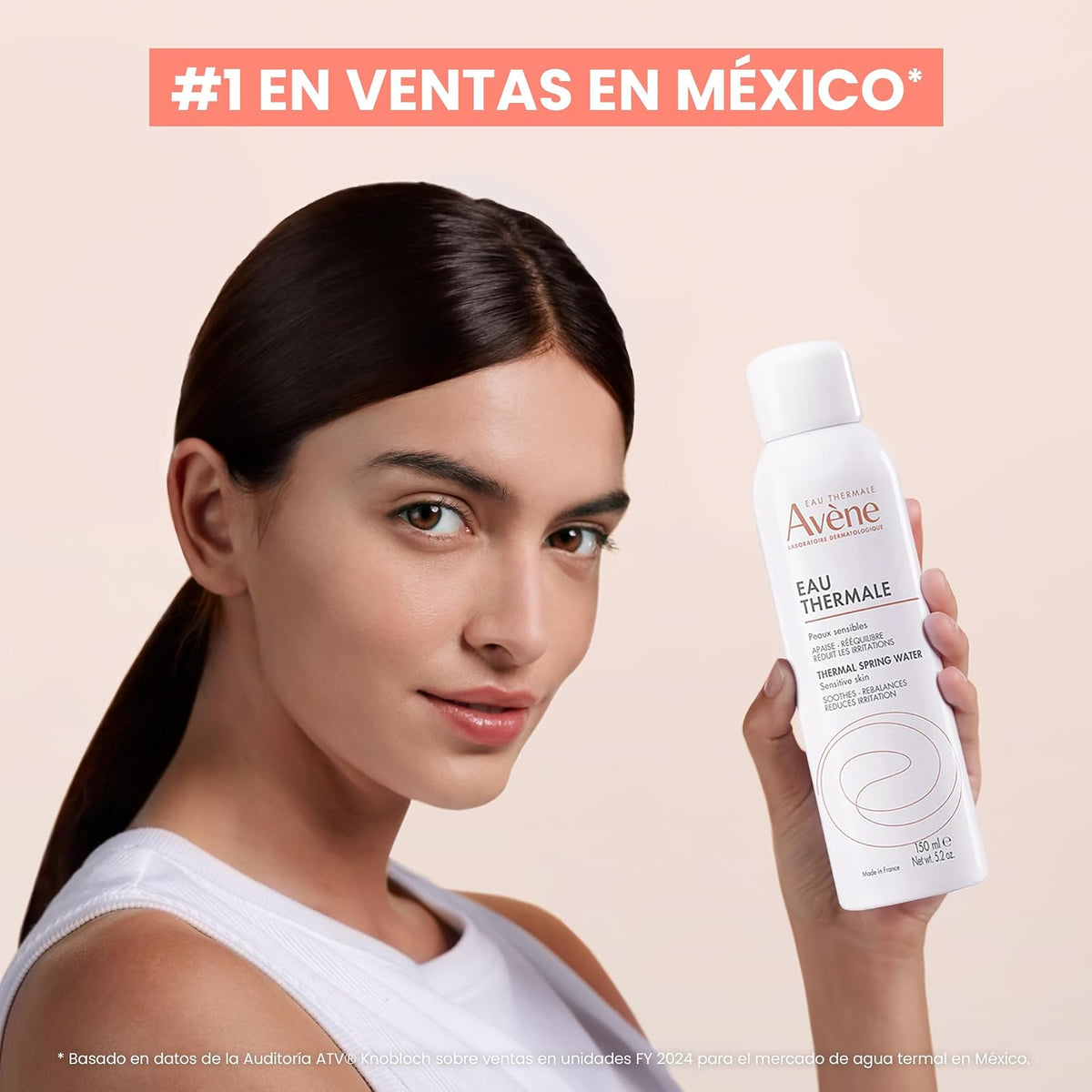 AVENE Agua Termal en Spray, Calmante Piel Sensible, Uso Facial y Corporal, 150ml