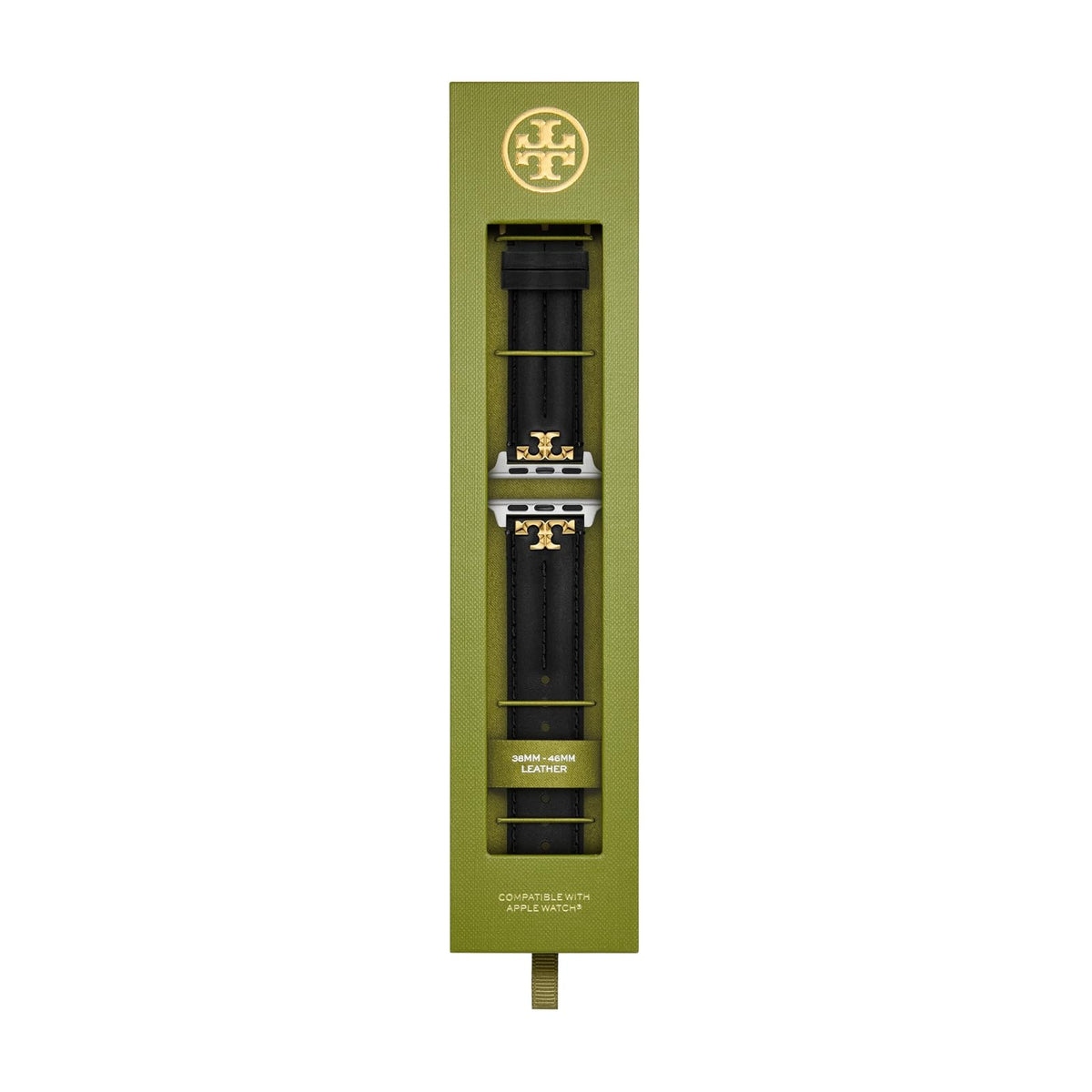 Tory Burch Kira - Correa de piel para Apple Watch® (Modelo: TBS0107E)