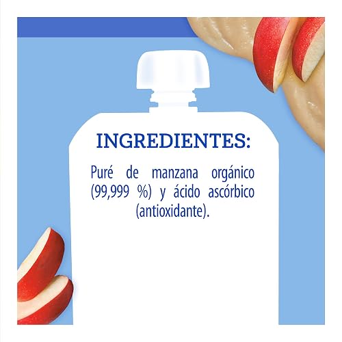 Papilla Gerber Orgánico Pouch Etapa 2 Manzana 100g Paquete 12