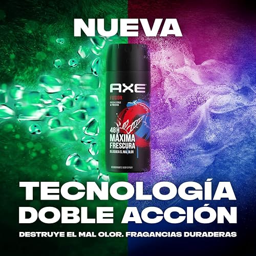 AXE PACK 3 PIEZAS Aerosol FUSION 97G para hombre