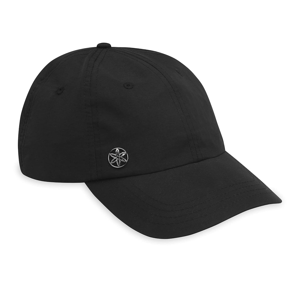 Gaiam - Gorro clásico para Correr de Fitness para Mujer, Gorro de Cola de Caballo con Banda de Secado rápido para Senderismo y día Festivo de Verano en la Playa