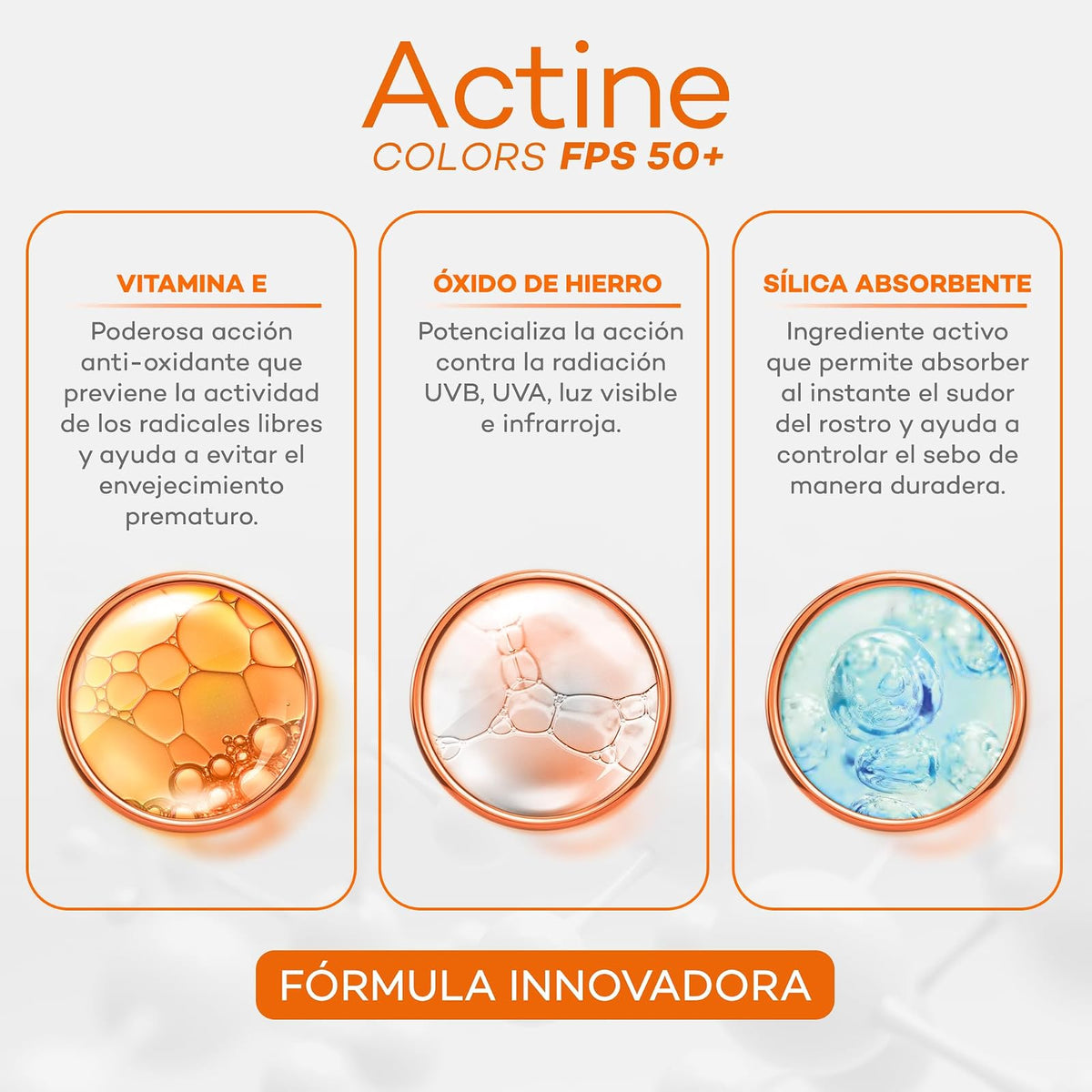 Darrow Actine Colors Protector Solar Facial FPS50+ Tono Medio, 40g