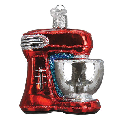 Old World Christmas Ornaments: Colección Chef's Adornos soplados de Vidrio para árbol de Navidad, Mezclador