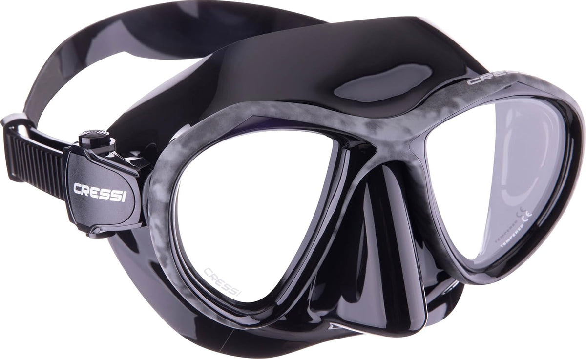 CRESSI Unisex-Adult Metis Maske für Freitauchen und Photo Sub, minimales internes Volumen