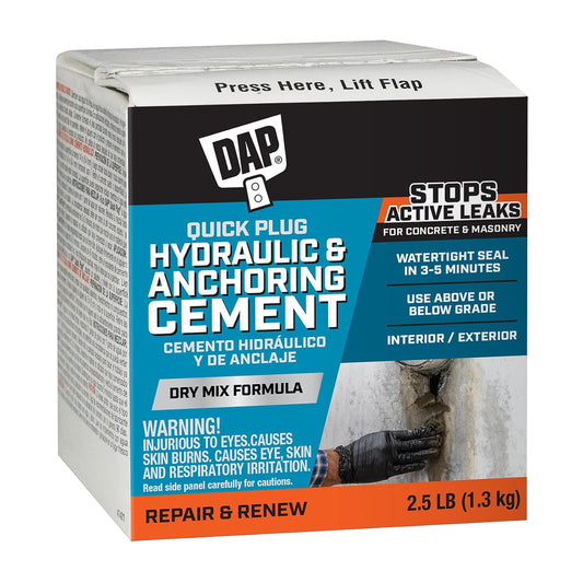DAP INC 2.5-Lb. Quick Plug Hydraulic Cement