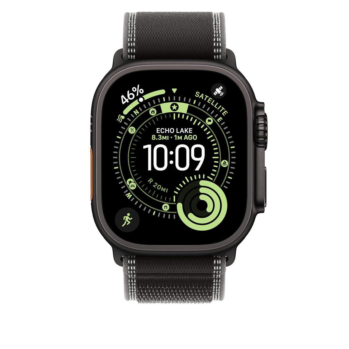 Apple Watch Band - Correa Trail - 49 mm - Negro/carbón - S/M